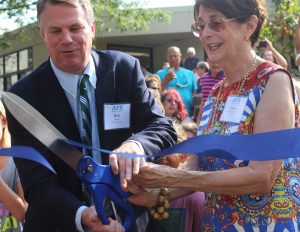 rich and susan with scissors