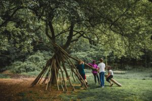 Nature Build at Abington Friends School