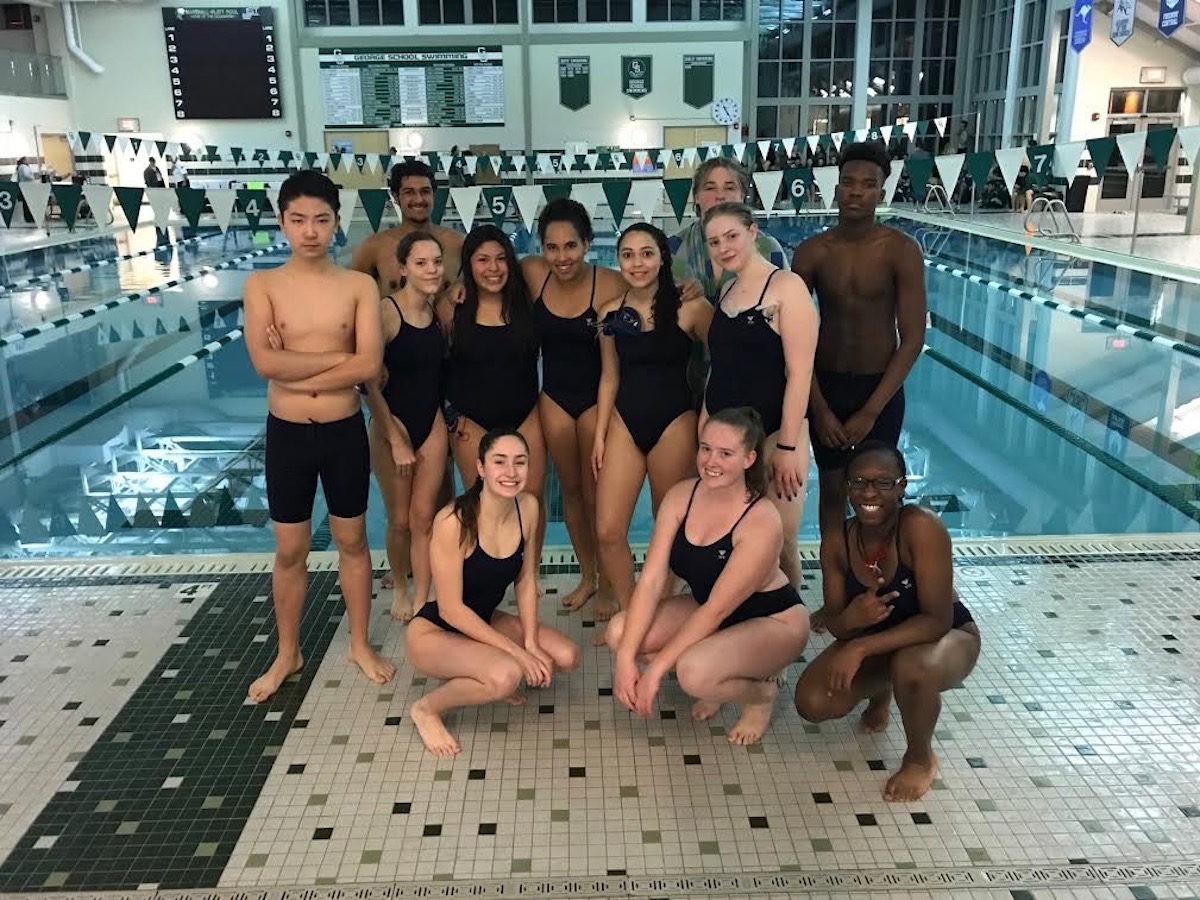 Varsity Girls Swimming Abington Friends School